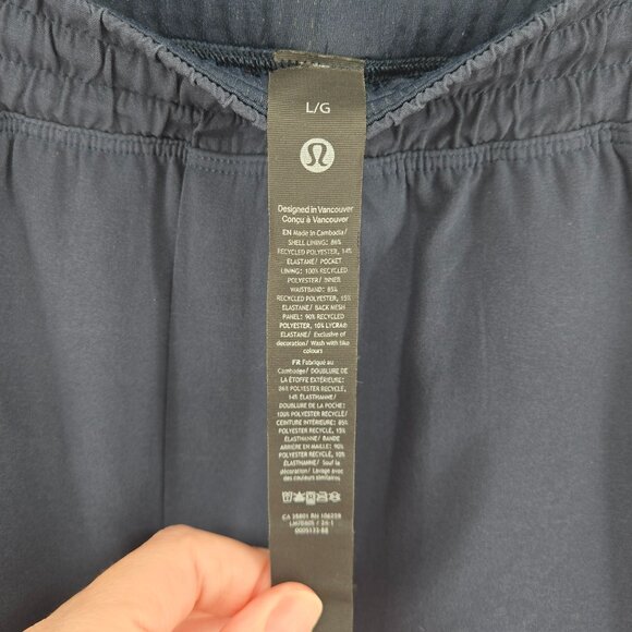 Lululemon Men's Pace Breaker Linerless Short 7" - L True Navy - Picture 4 of 7